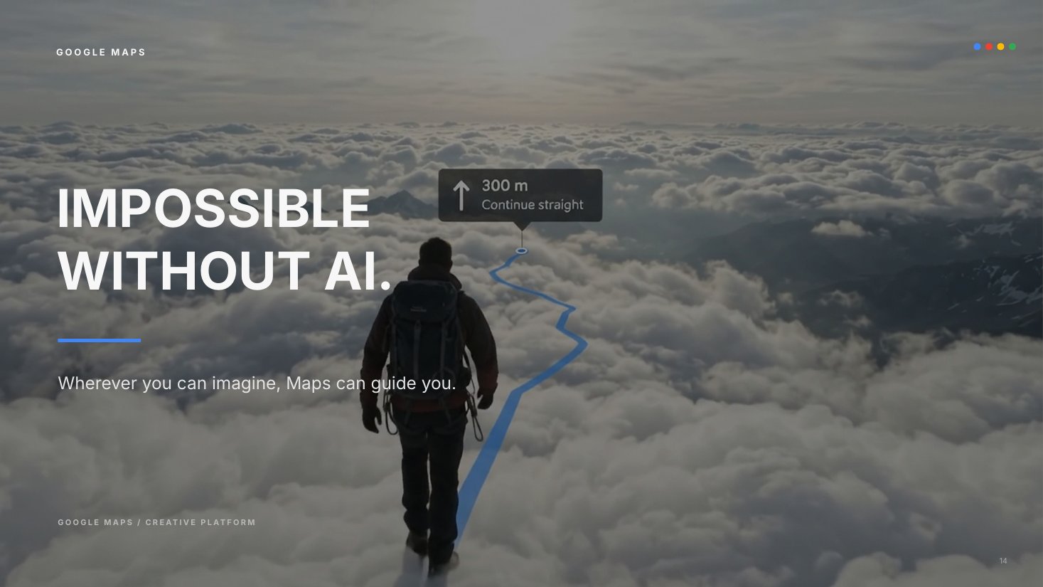 Google Maps, with AI